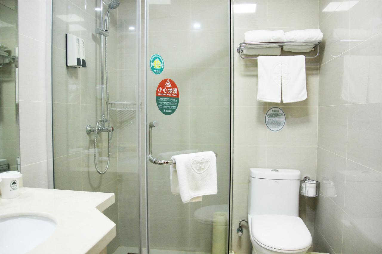 Greentree Inn Jiangsu Yangzhou Jiangdu Longcheng Road Express Hotel Esterno foto