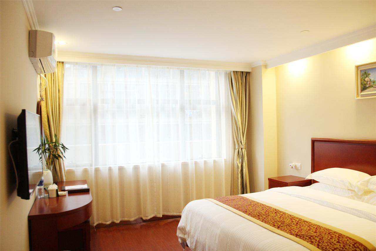 Greentree Inn Jiangsu Yangzhou Jiangdu Longcheng Road Express Hotel Esterno foto